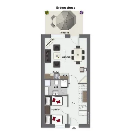 Semesterbostad Urlauberdorf Haus 61c